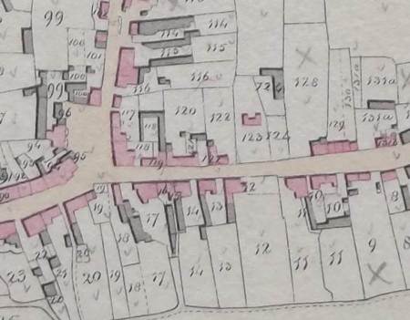 A little bit of High Street on the 1840 tithe map